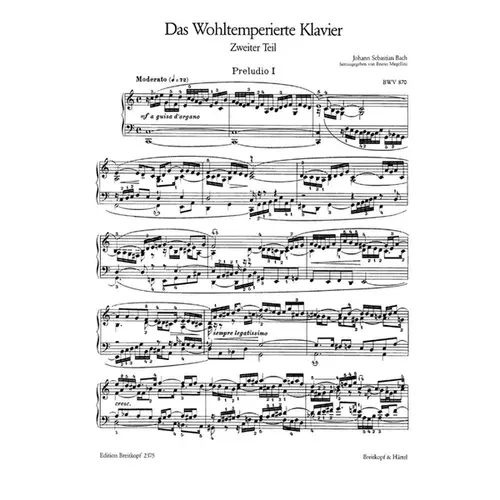Das Wohltemperierte Klavier - Vol.2  (Rev. Mugellini)