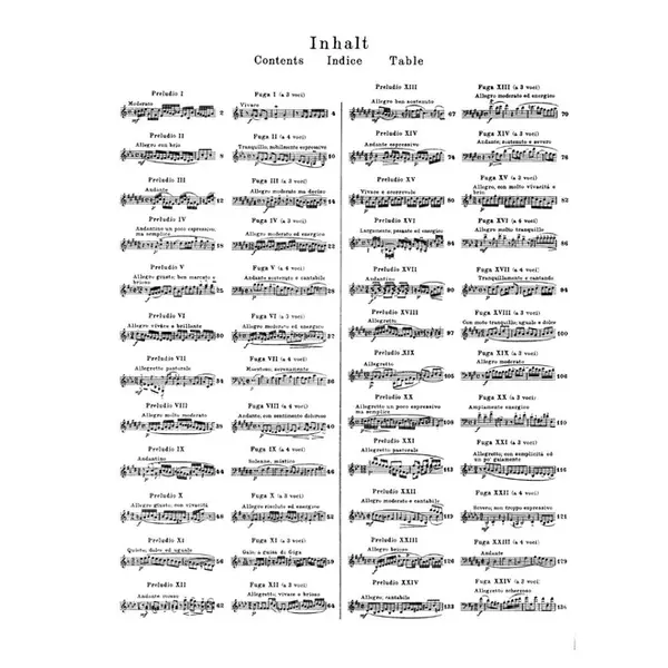 Das Wohltemperierte Klavier - Vol.2  (Rev. Mugellini)