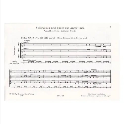 Folk Tunes And Dances From Argentine