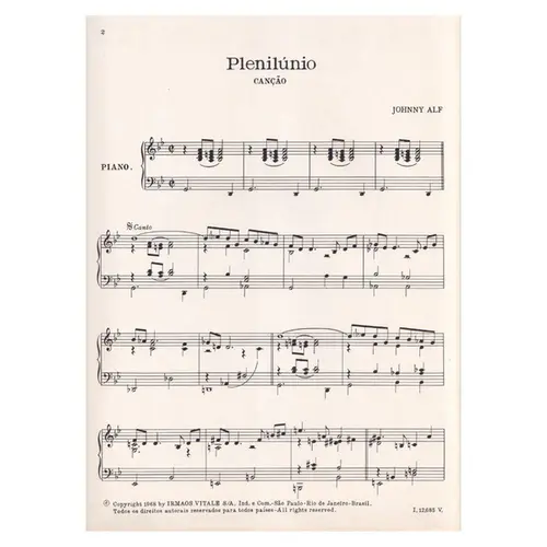Plenilúnio - Canção