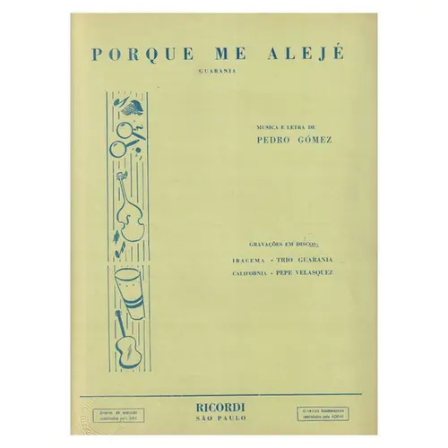 Porque Me Alejé - Guarania