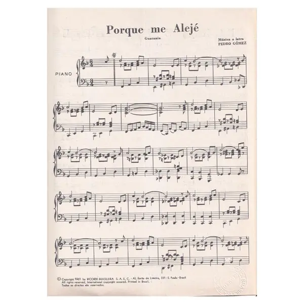 Porque Me Alejé - Guarania
