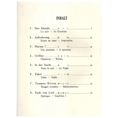 Phantasiestucke - Op. 12