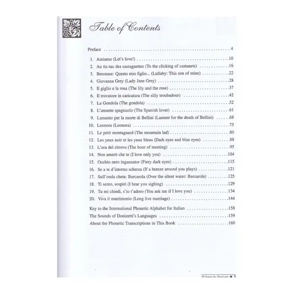20 Songs - Low Voice