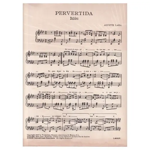 Pervertida  - Bolero