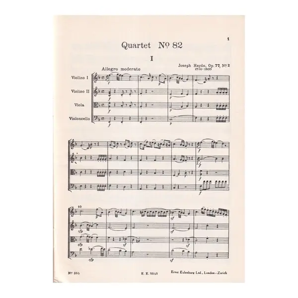 String Quartet F Major - Op.77 N.2