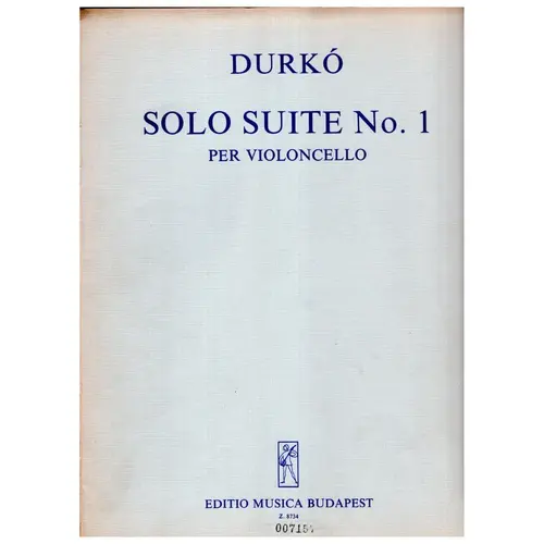Solo Suite N.1 Per Violoncello
