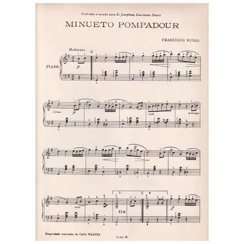 Minueto Pompadour - 3ª Serie N.2