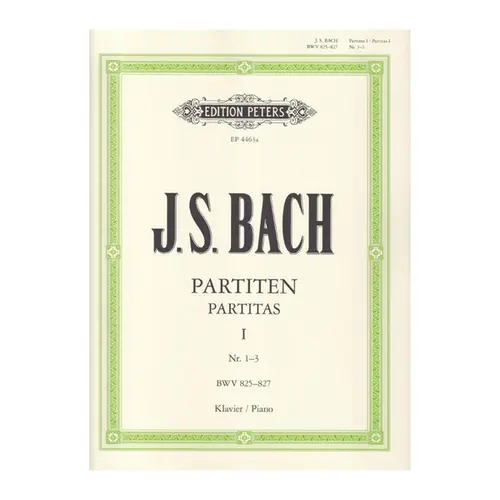 Partitas Nos.1-3 - Bwv 825-827