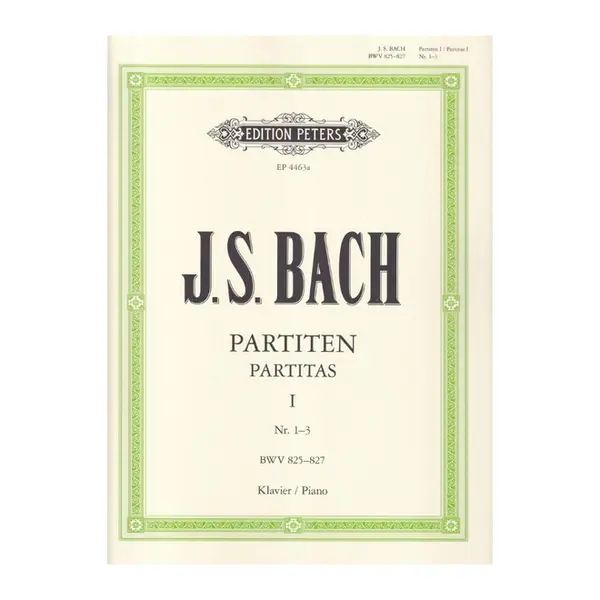 Partitas Nos.1-3 - Bwv 825-827