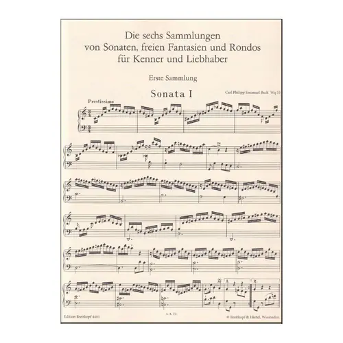 Six sonatas WQ 55