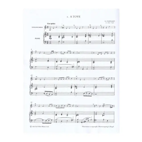 Tenor Recorder Solos