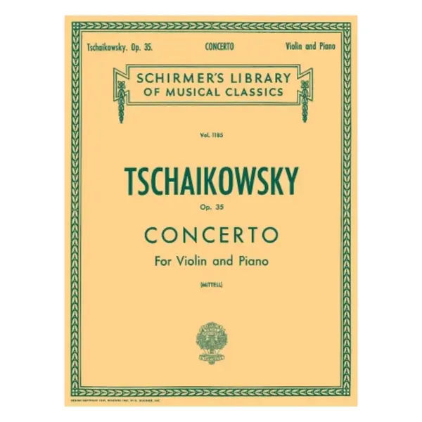 Concerto For Violin - Op.35  (Ed 1185)