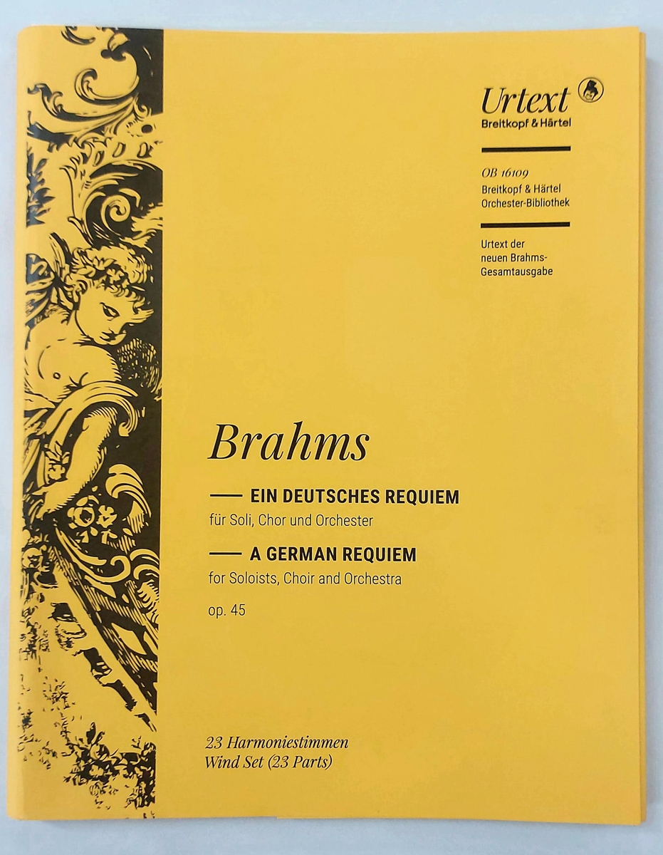 Brahms - A German Requiem completo para orquestra - A German