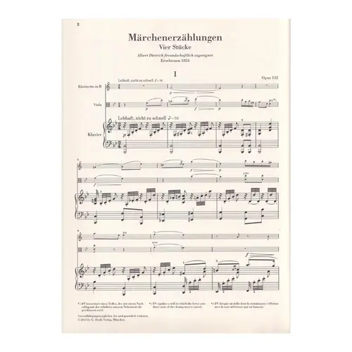 Marchenzahlungen - Op.132