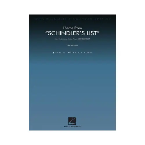 Theme from Schindler's List - for Cello and Piano