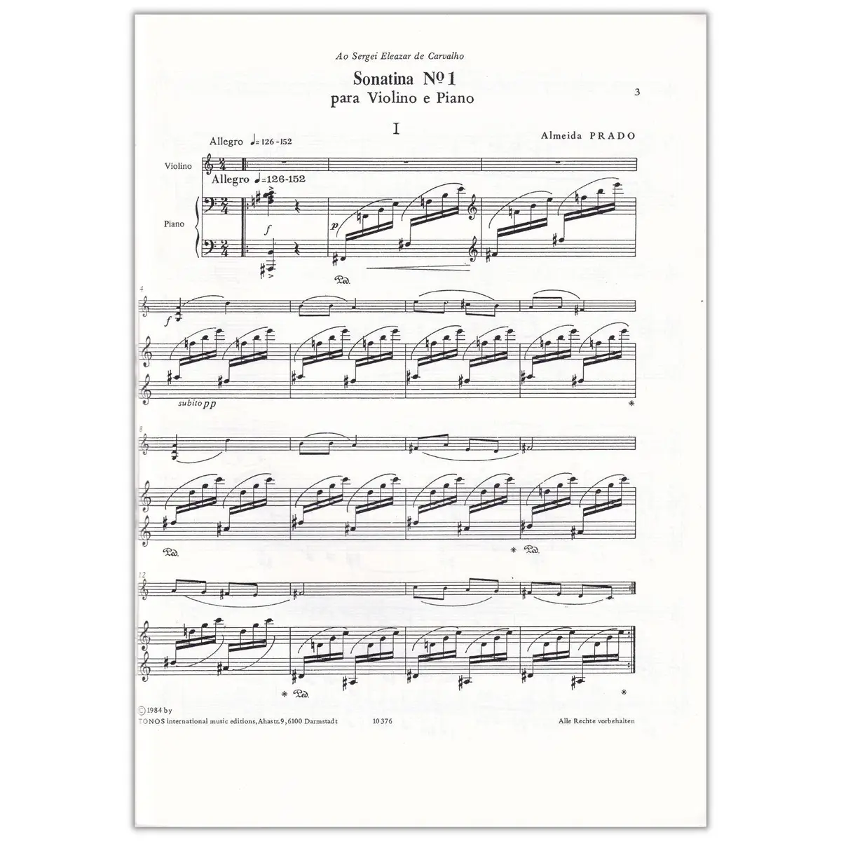Sonatine n.1 Violin and Piano