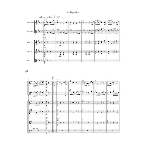 From Holberg´s time for string orchestra Op. 40 ( score )