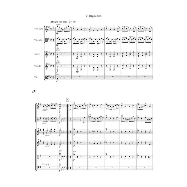 From Holberg´s time for string orchestra Op. 40 ( score )