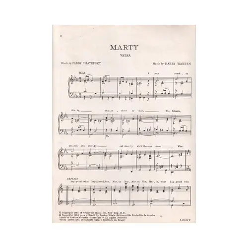 Marty - Valsa  (Edição Antiga)