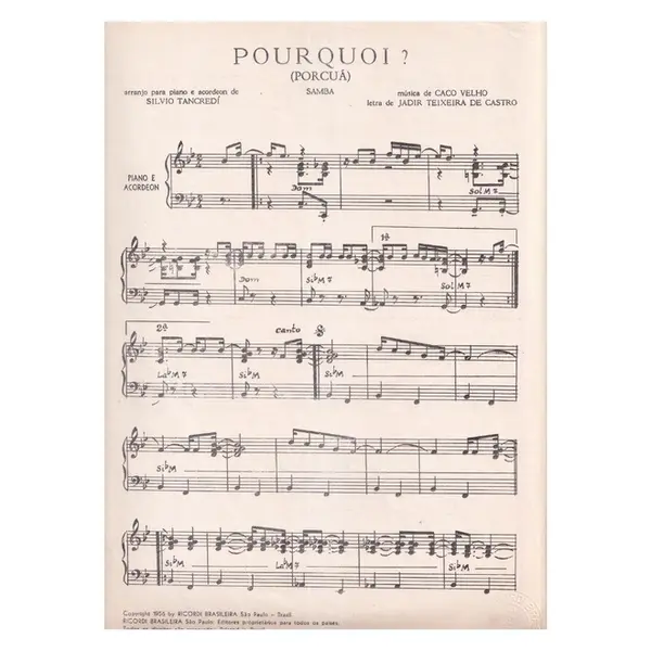 Pourquoi? - Samba  (Edição Antiga)