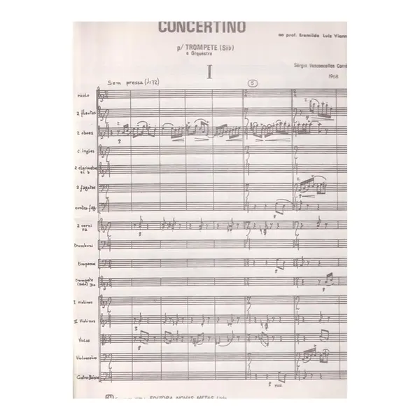 Concertino para Trompete e Orquestra ( regente )