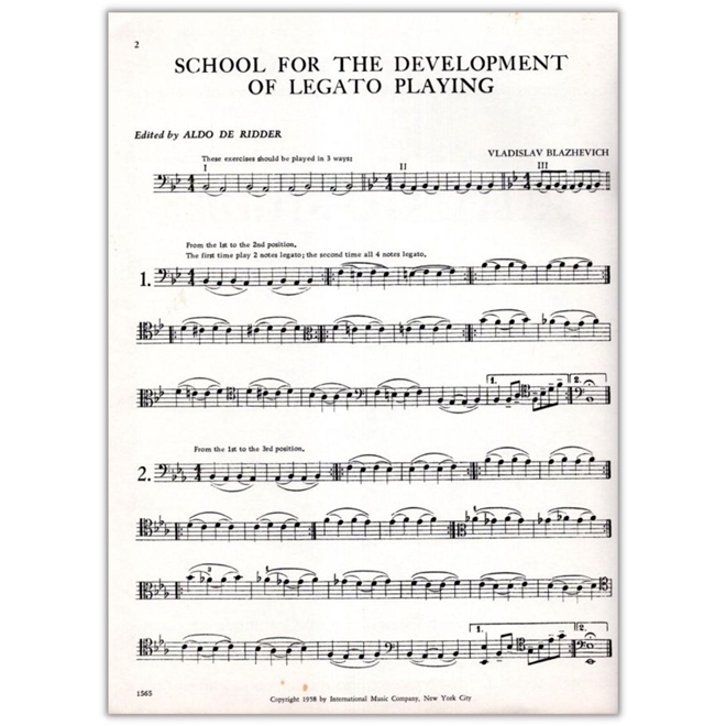 30 Legato Studies para Trombone 30 Legato Studies for Trombone