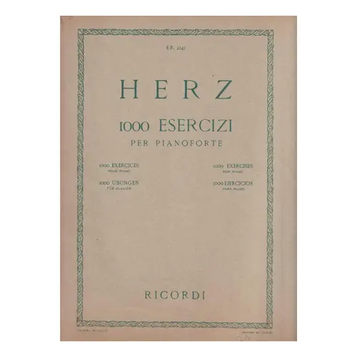 1000 Esercizi per pianoforte
