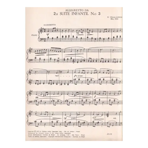 Allegretto - N.3 Da 2A Suite Infanti