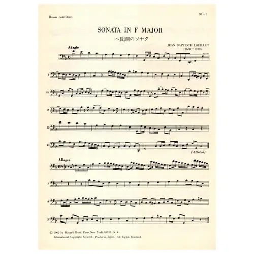 Sonata In F Major