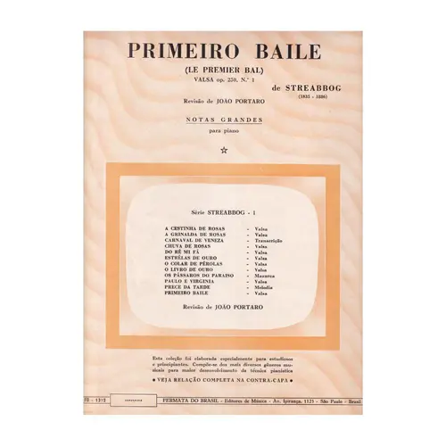 Primeiro Baile - Valsa - Op.250 N.1  (Edição Antiga)