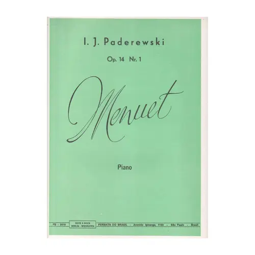 Menuet - Op.14 N.1