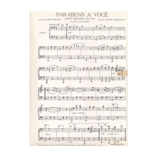 Parabéns A Você