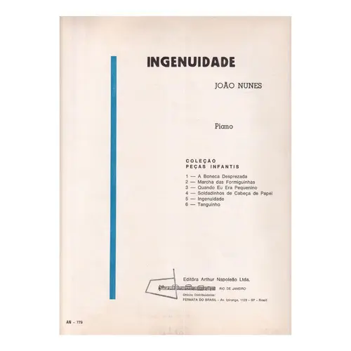 Ingenuidade - n. 5 da coleção Peças Infantis