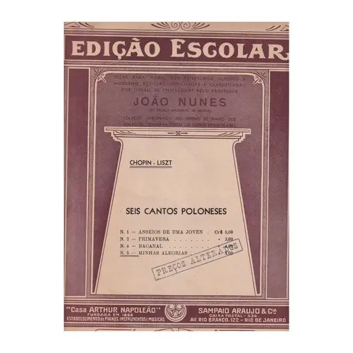 Minhas Alegrias - Seis Cantos Poloneses  (Ed. Anti