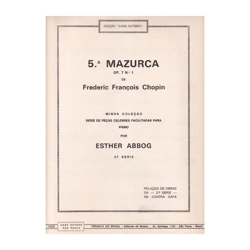 5A.Mazurca - Op.7 N.1