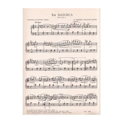 5A.Mazurca - Op.7 N.1
