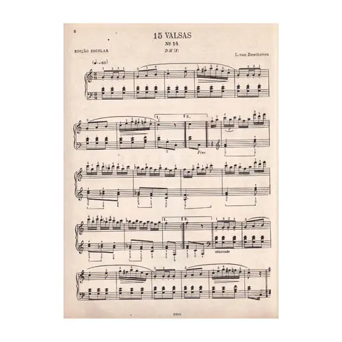 Valsa N.14 - 15 Valsas  (Edição Antiga)