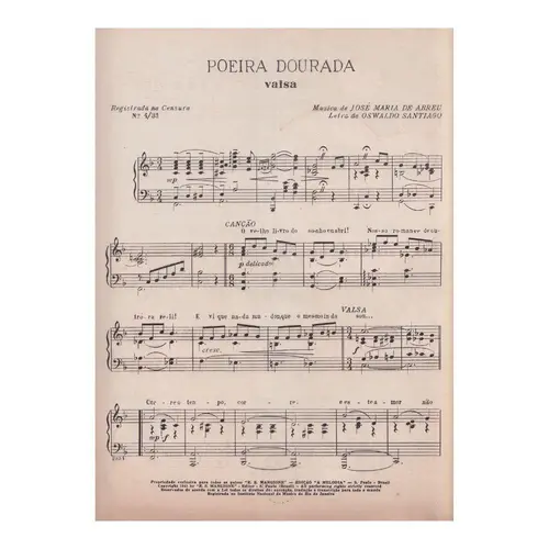 Poeira Dourada  - Valsa  (Edição Antiga)