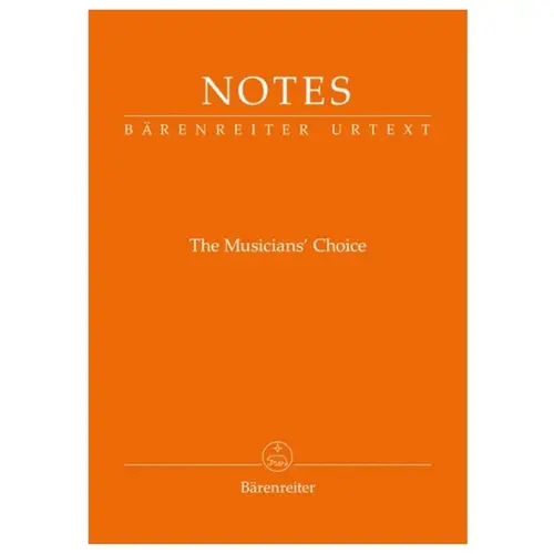 Bloco De Notas - Notes - Barenreiter Urtex Dvorák Laranja