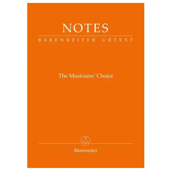 Bloco De Notas - Notes - Barenreiter Urtex Dvorák Laranja