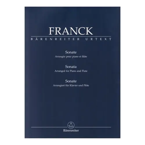 Sonata for piano and violin - arranged for Piano and flute