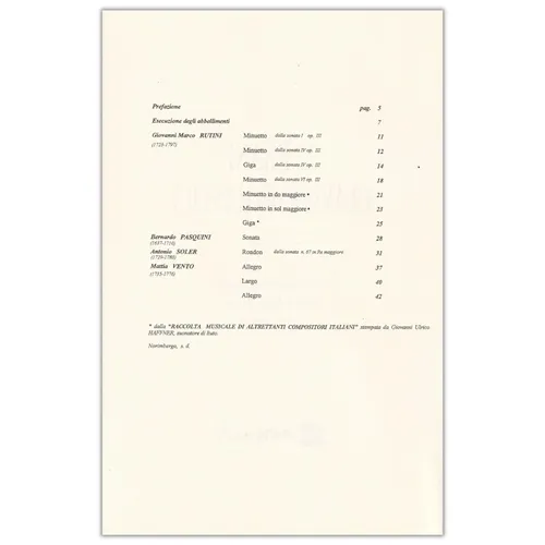 12 brani clavicembalistici