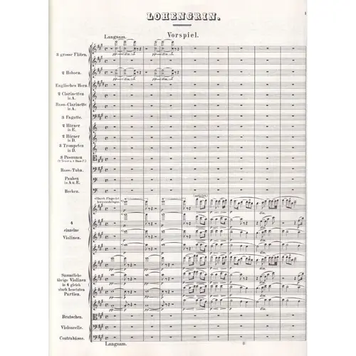 Lohengrin In Full Score