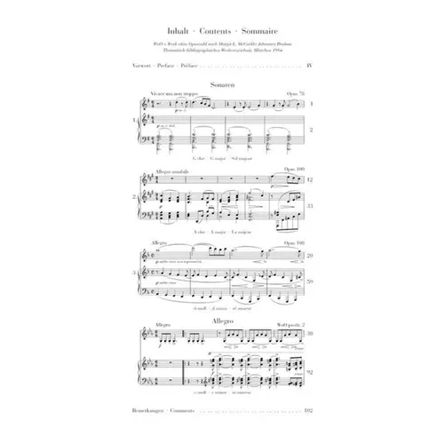 Sonatas for Piano and Violin