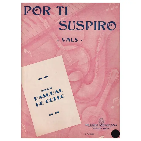 Por Ti Suspiro - Vals