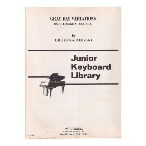 Gray day variations on a slovakian folksong