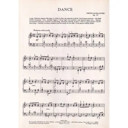 Dance Op.27