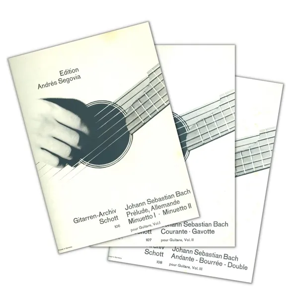 Different pieces pour gitarre volumes 1, 2 e 3