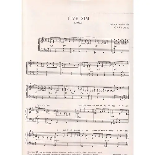 Tive Sim - Samba